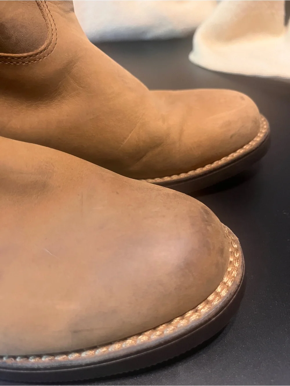 Ariat Tall Leather Boots - Tan
